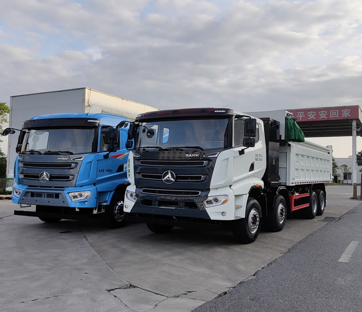 31噸充換電式自卸、攪拌車(chē)31 ton rechargeable dump truck and mixer truck